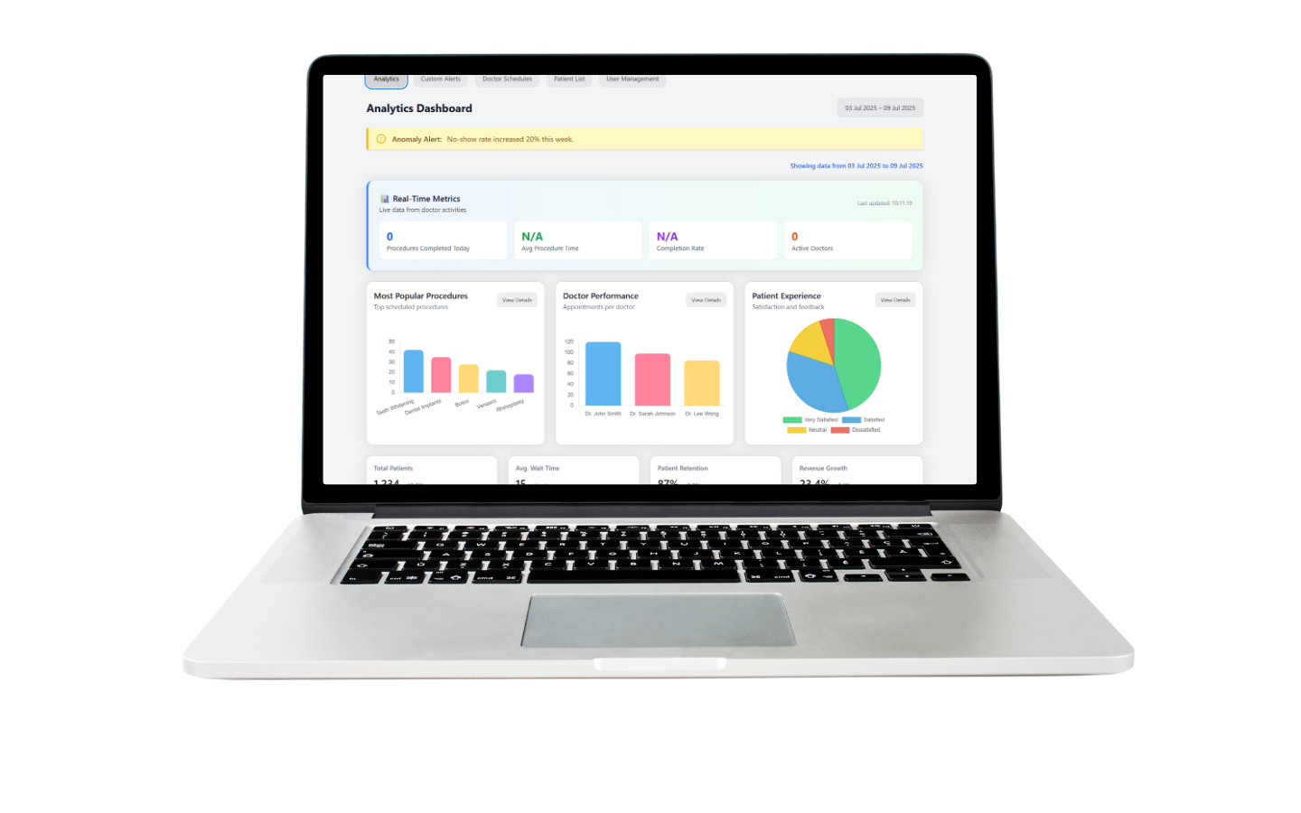ClinicPro Dashboard